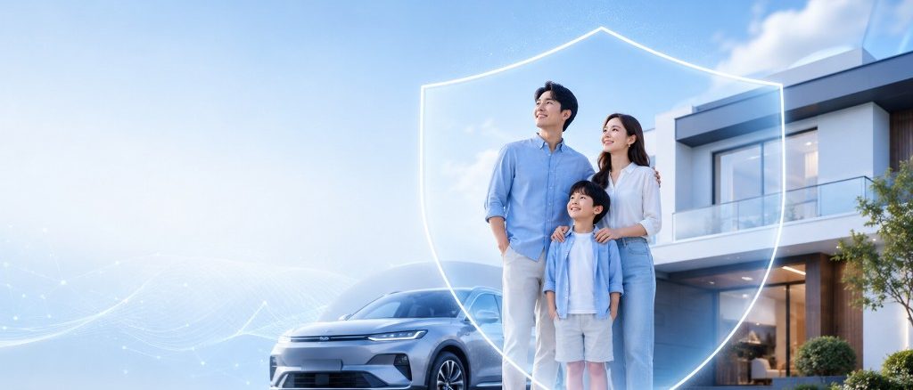 Familie protejată — asigurări auto, locuință și călătorie